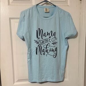 Sky Blue 'Mama in the Making' Women's Tee